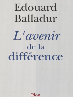 cover image of L'Avenir de la différence